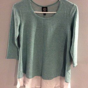 half cut sleeve top